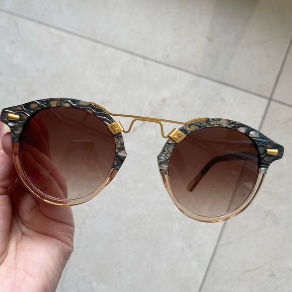 KREWE sunglasses ST. LOUIS CLASSICS COMO TO PETAL 24K - Picture 3 of 7